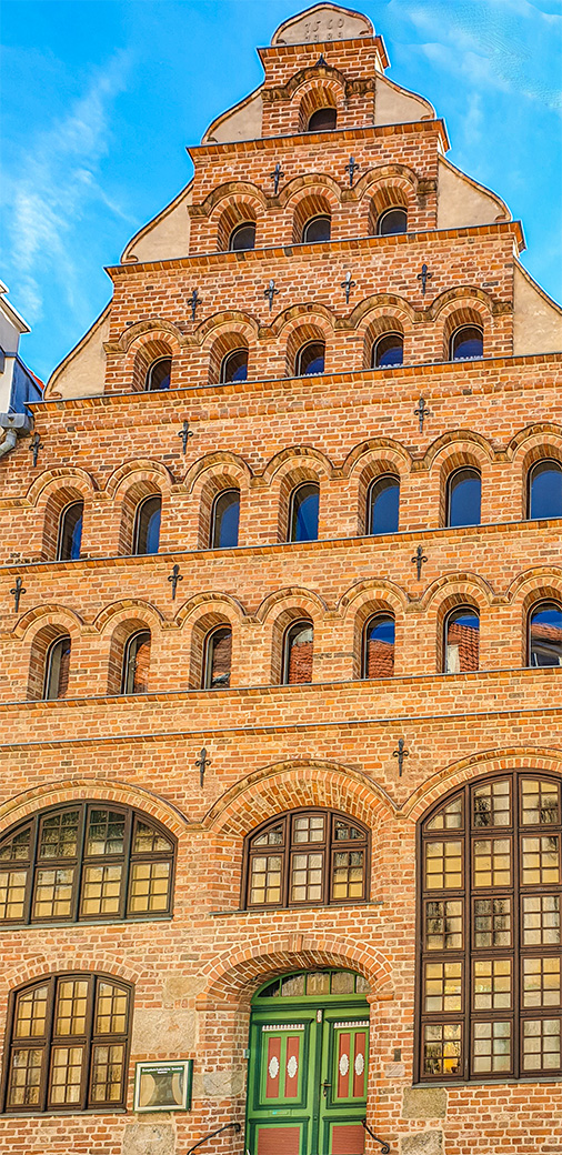 Mit den prächtigen Giebelhäusern demonstrierten die hanseatischen Kaufleute ihre gesellschaftliche Stellung
